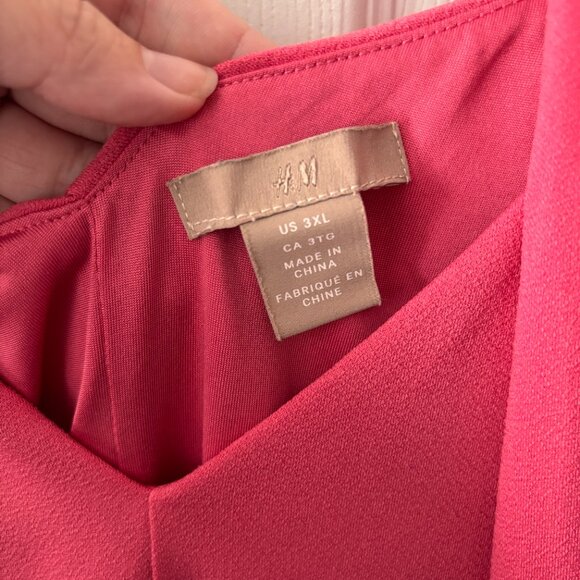 A-Line Midi Length Spaghetti Strap Dress with Waist Tie - Picture 3 of 4